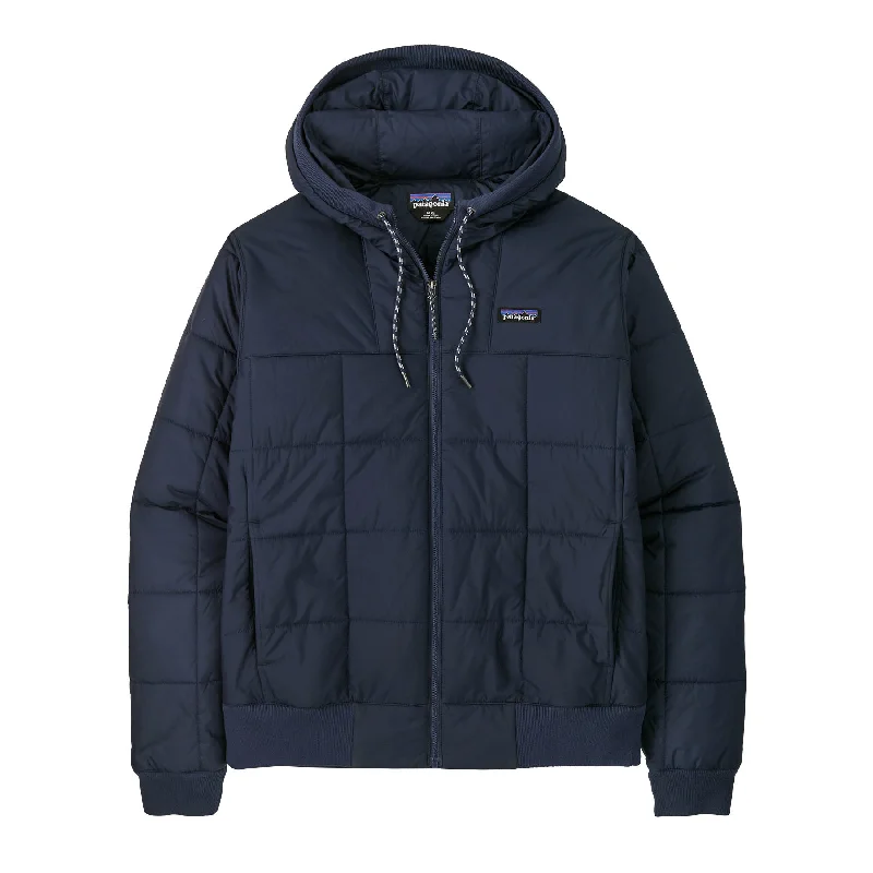 men's padded denim jacketMen's Box Quilted Hoody