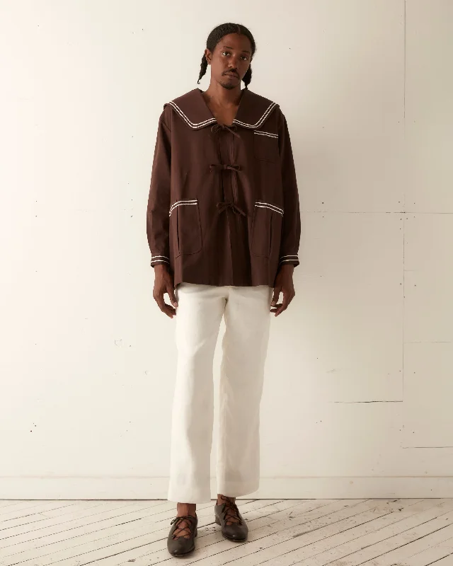 men's winter coat with thermal liningSailor Coat - Brown