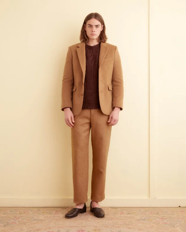 men's leather jacket with embroideryCambridge Suit Jacket