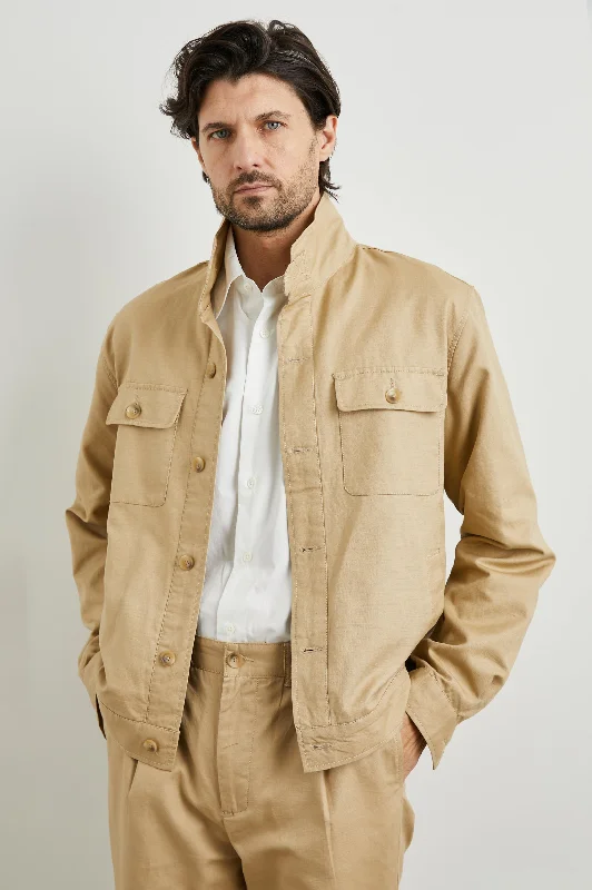 men's insulated puffer jacketTYRELL JACKET - KHAKI