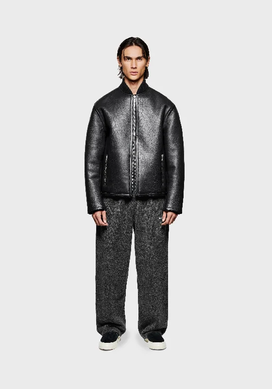 men's insulated parka for skiingMKI SHEARLING BOMBER