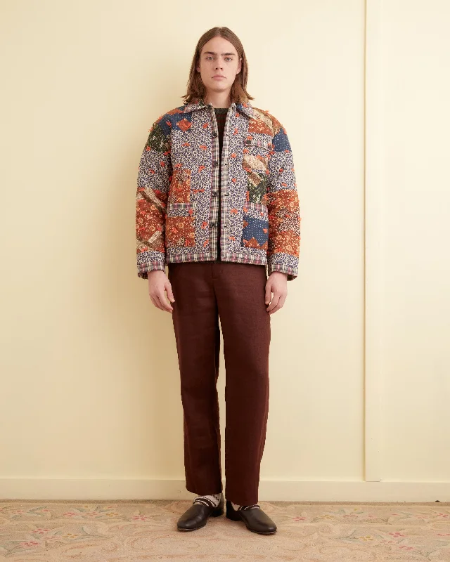 men's down-filled winter jacketCriss-Cross Quilt Jacket