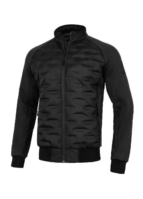 men's quilted vest with pocketsMen's jacket Roxton - Black