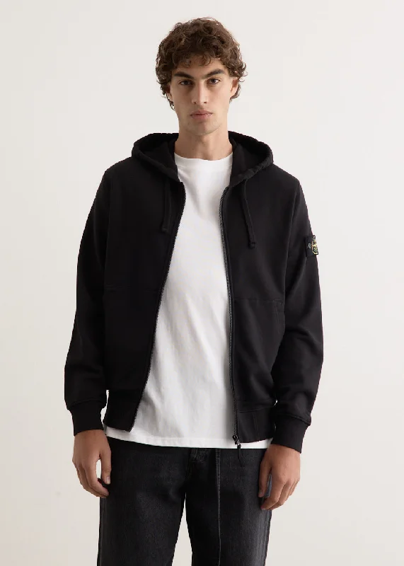 men's fleece jacket for hikingOrganic Cotton Full Zip Hooded Sweatshirt