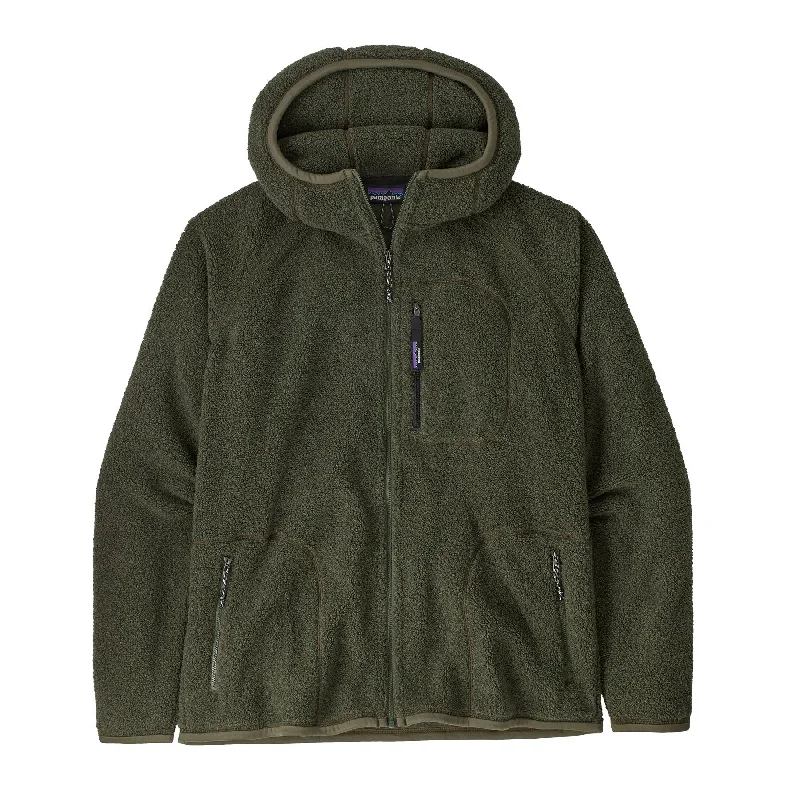 men's hooded raincoatMen's Reclaimed Fleece Hoody