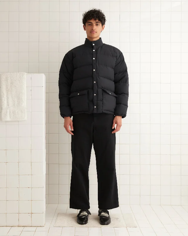 men's tailored blazer with ventBurlington Puffer Jacket - Black