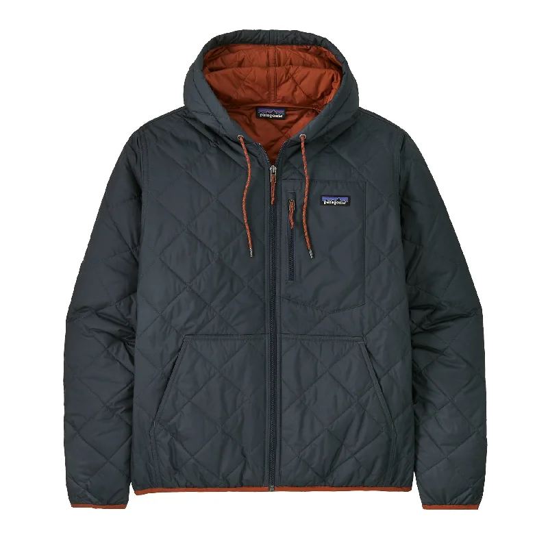 men's leather jacket with snap buttonsMen's Diamond Quilted Bomber Hoody