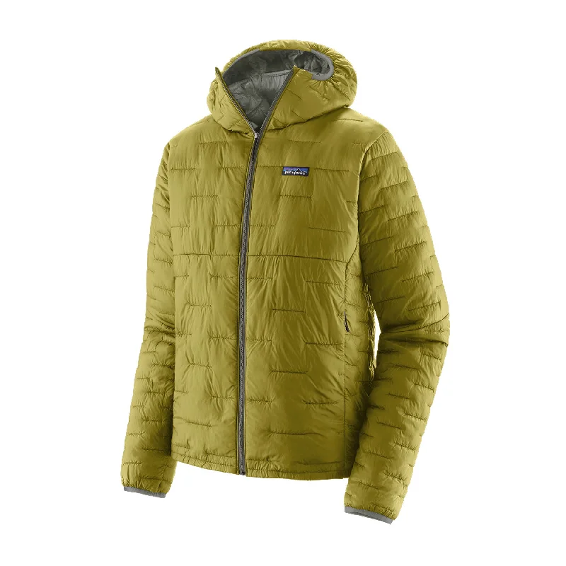 men's casual leather bomber jacket with fur liningMen's Micro Puff® Hoody