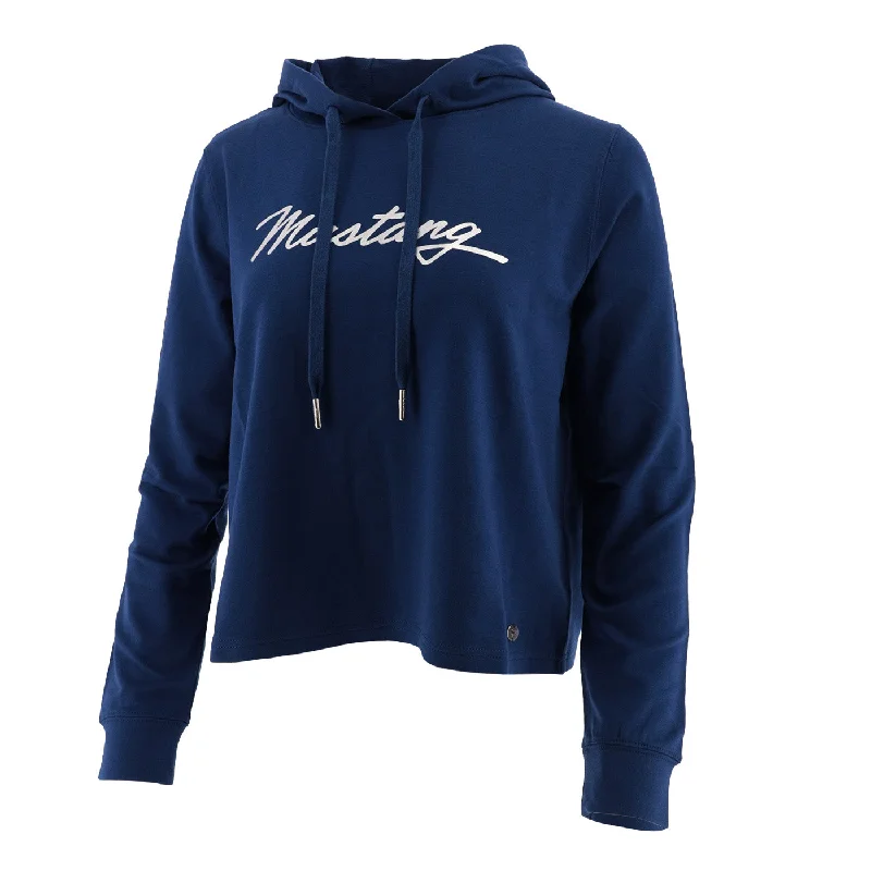 men's tailored wool coat with beltFord Mustang Women's Foil Script Hooded Pullover
