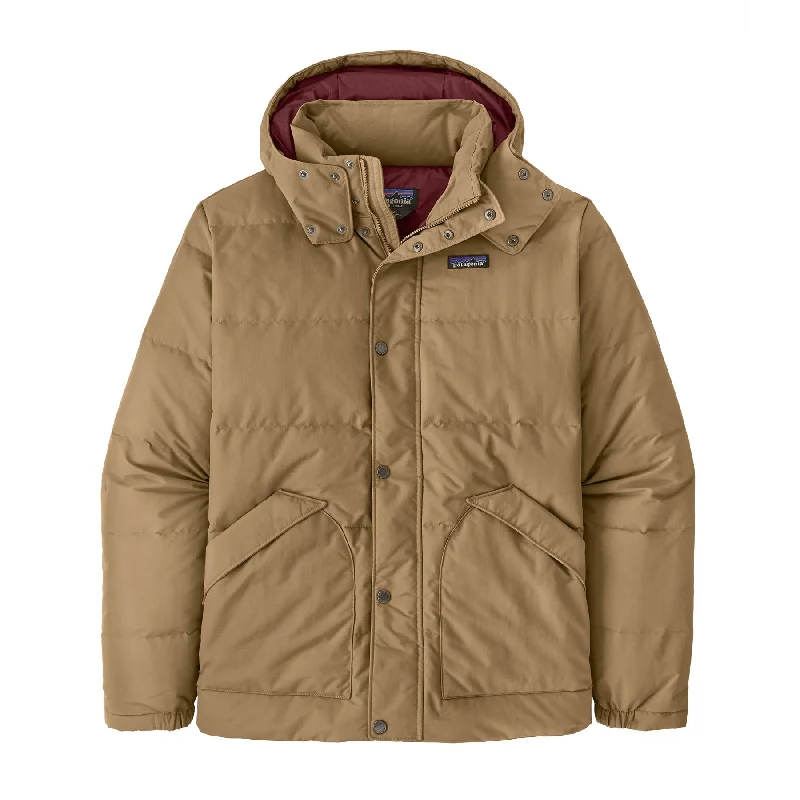 men's casual leather bomber jacket with fur liningMen's Downdrift Jacket