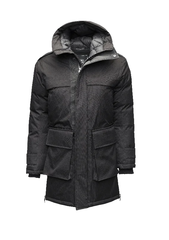 men's fleece jacket for hikingAlum Men's Long Parka