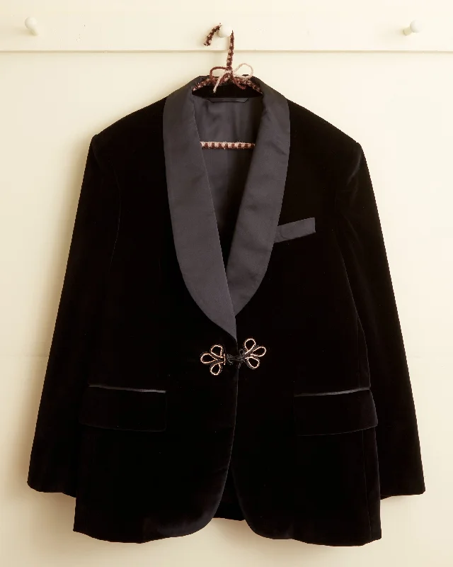 men's quilted vest jacketBlack Tulip Tuxedo Jacket