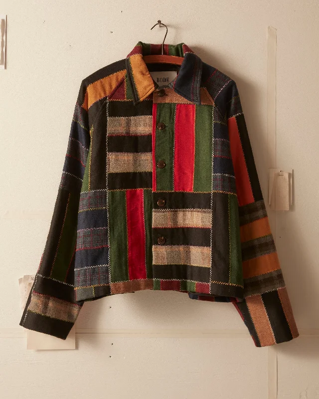 men's lightweight denim jacket5-Bar Quilt Jacket