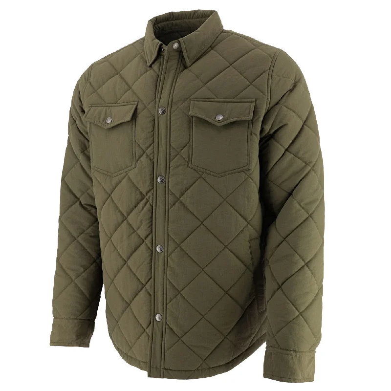 men's shearling coat with zippersFord Bronco Men's Quilted Insulated Jacket