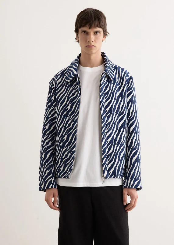 men's casual leather jacket with pocketsSea Storm Jacquard Jacket
