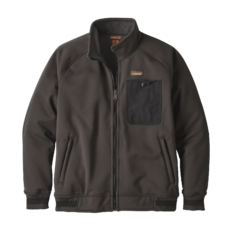 men's leather jacket with quilted liningM's Tin Shed Jacket