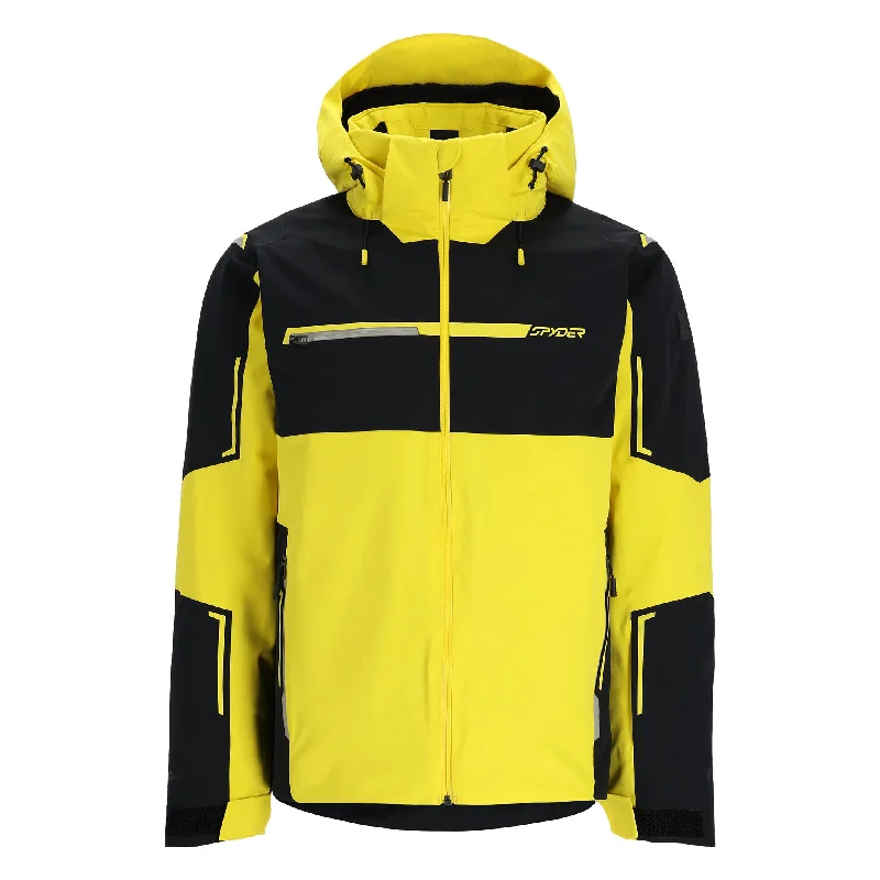 men's leather bomber jacketMens Titan - Acid Yellow
