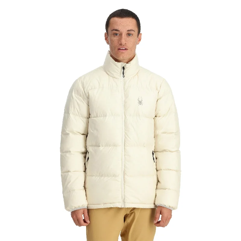 men's insulated parka for skiingMens Windom Down Jacket - Vanilla Latte