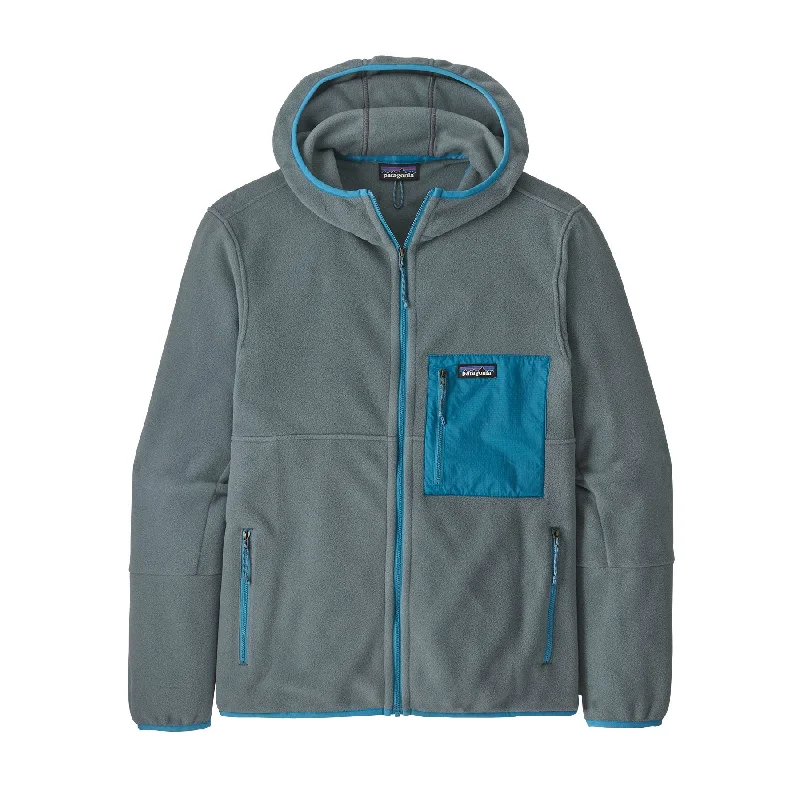 men's casual leather jacket with pocketsMen's Microdini Hoody