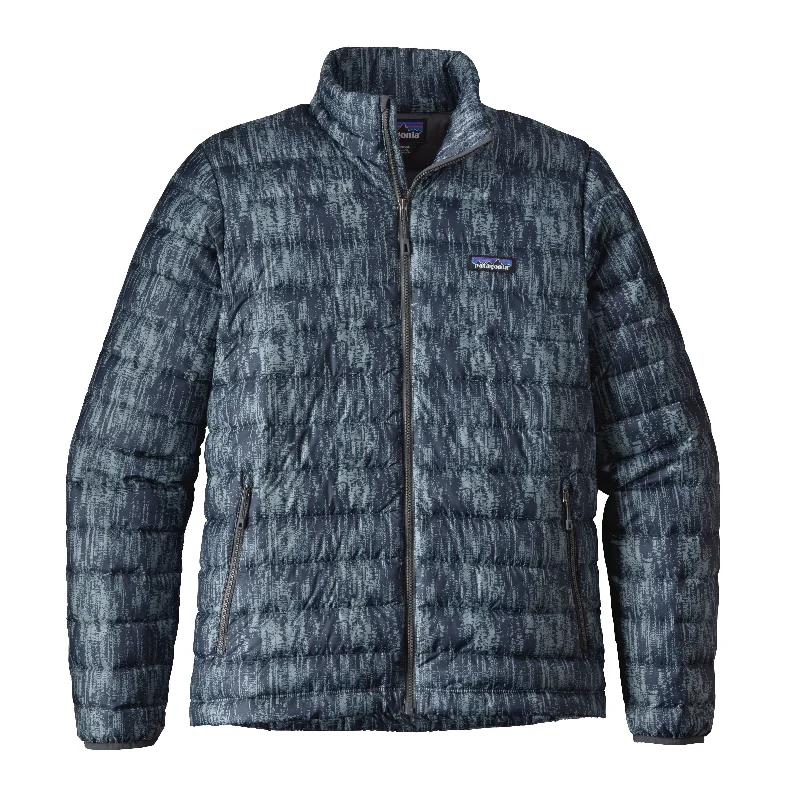 men's bomber jacket with contrast stitchingMen's Down Sweater