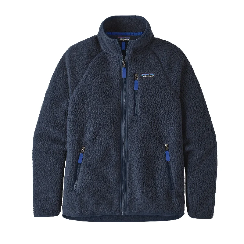 men's shearling coat with zippersMen's Retro Pile Jacket