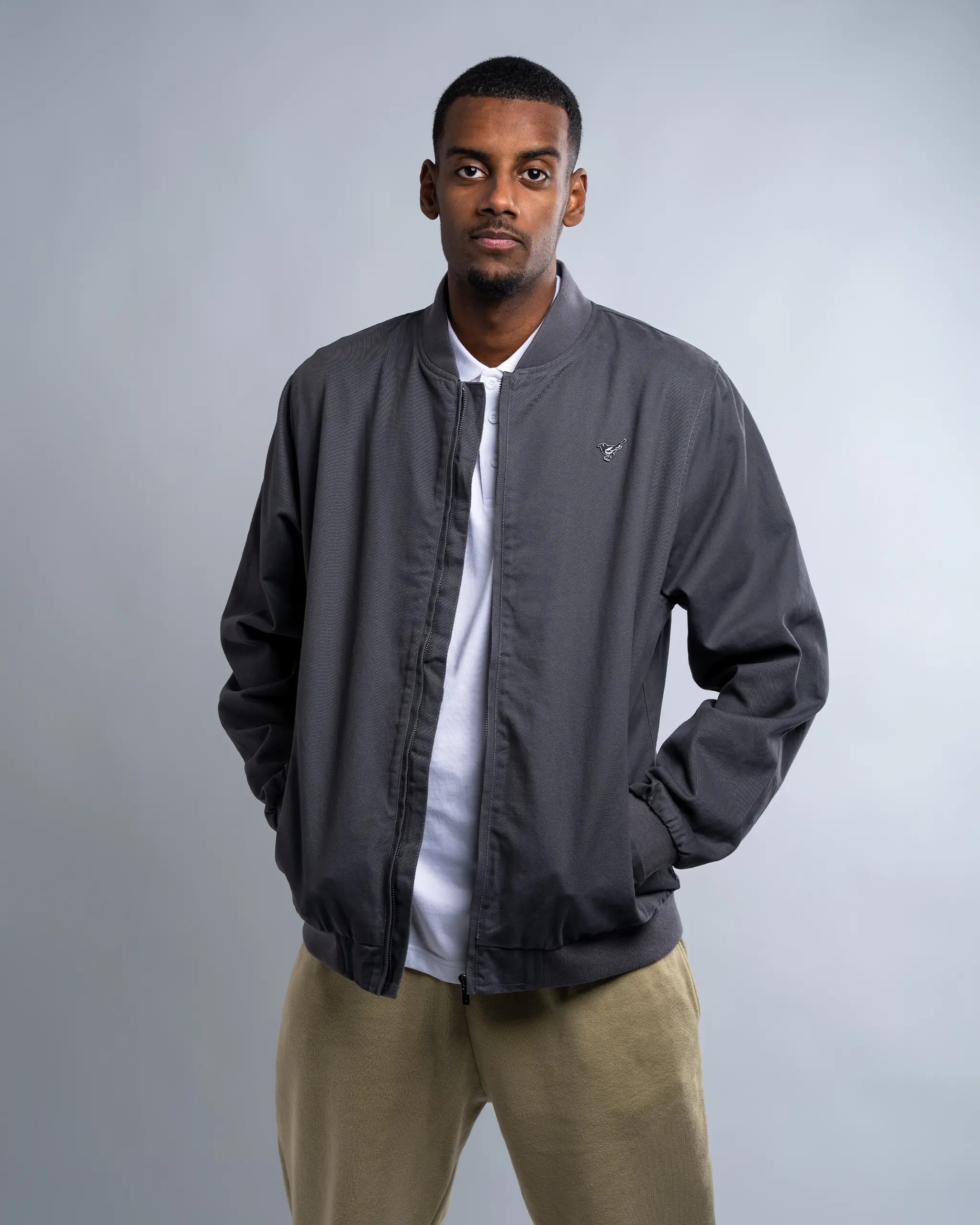 men's bomber jacket with chest pocketsNewcastle United Harrington Jacket