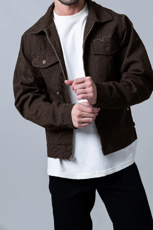 men's parka coat with pocketsLogan Jacket