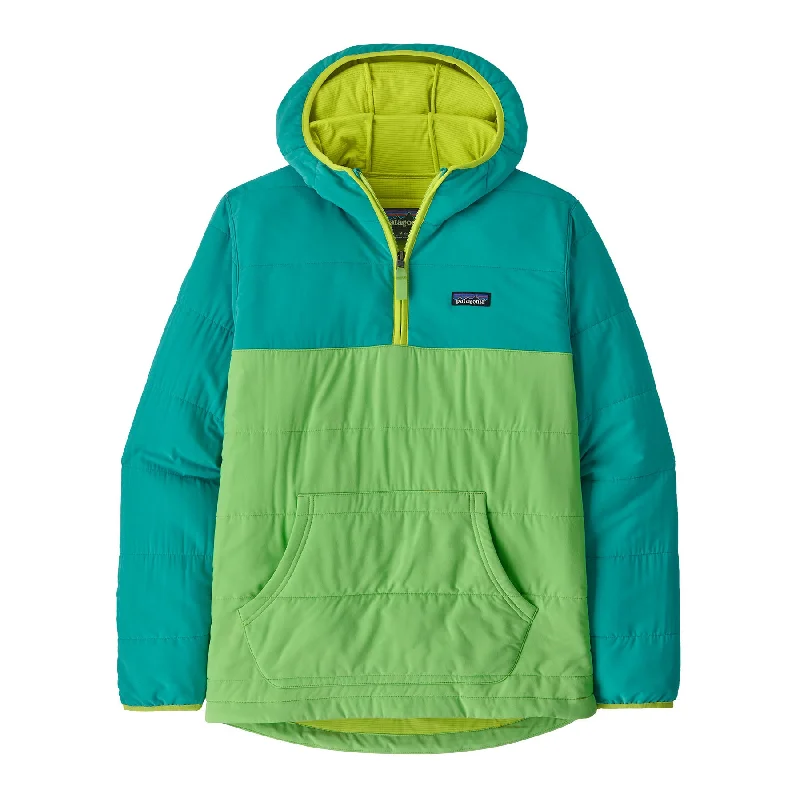 men's peacoat with leather trimMen's Pack In Pullover Hoody
