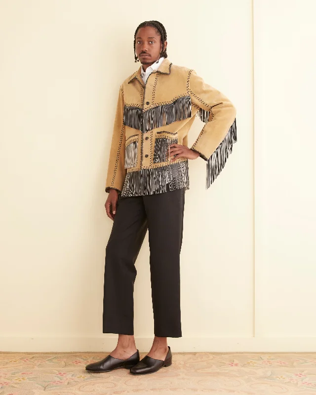 extra-large men's denim jacketDuo Suede Appalachian Jacket
