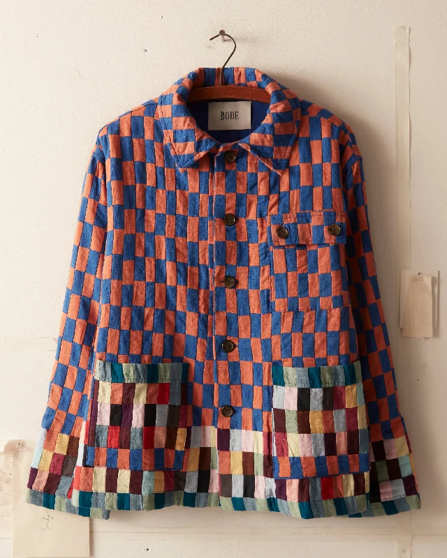 men's down-filled winter jacketMini Patchwork Workwear Jacket