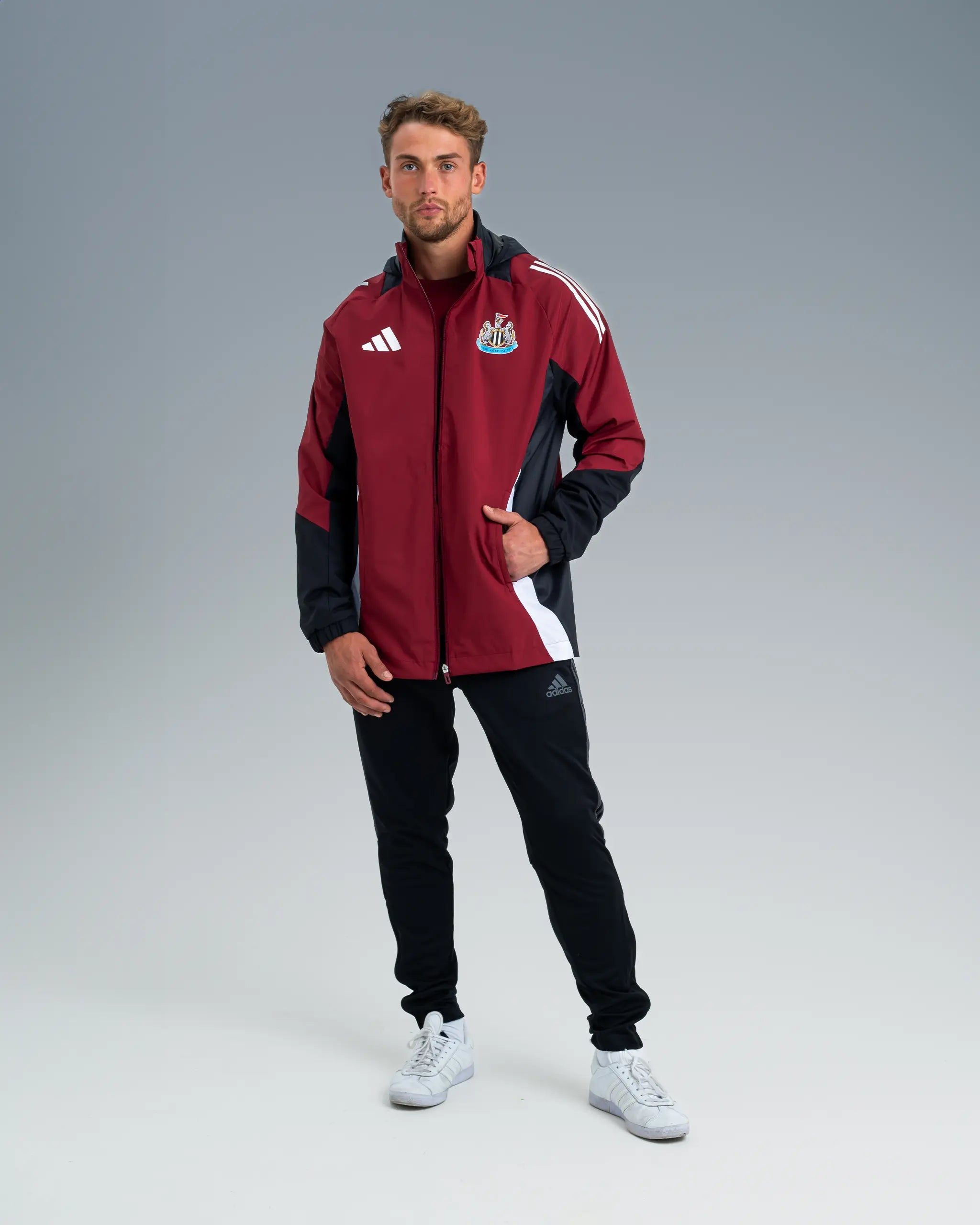 men's wool blazer with liningNewcastle United adidas 24/25 Players' All Weather Jacket