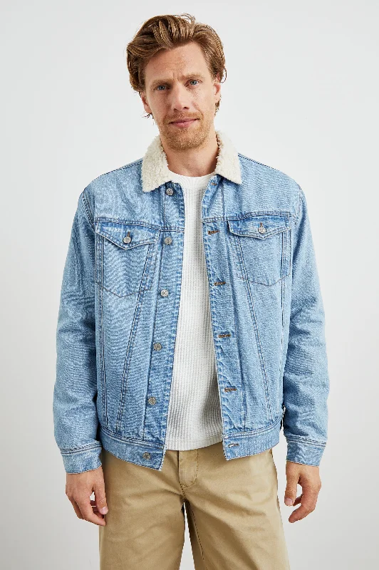 men's padded coat for cold weatherMCKINLEY JACKET - VINTAGE WASH