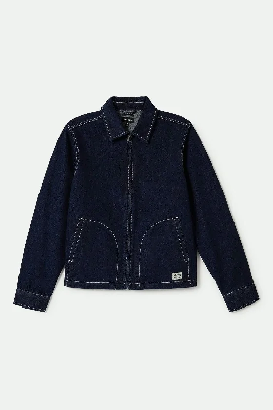 men's lightweight denim jacketMechanic Garage Jacket - Rinse Denim