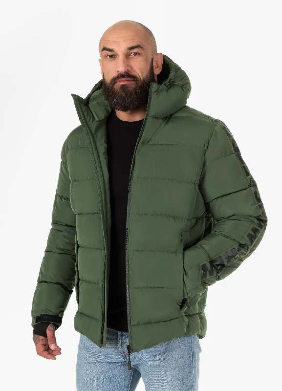 men's padded denim jacketMen's winter hooded jacket Airway IV