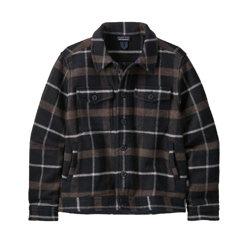 affordable men's leather jacketMen's Melton Wool Trucker Jacket