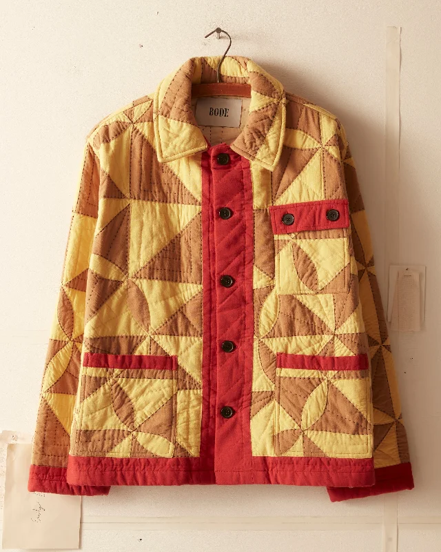 men's peacoat with internal pocketsHomer Quilt Jacket