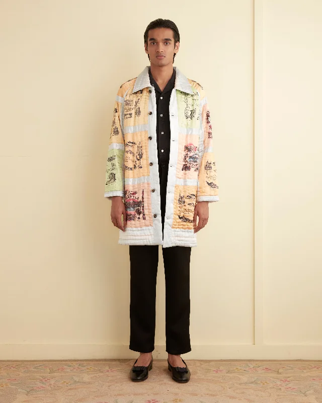 men's peacoat with patch pocketsWestern Souvenir Coat
