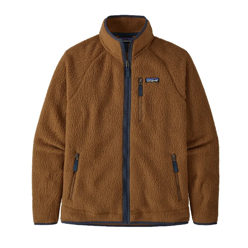stylish men's peacoatMen's Retro Pile Jacket