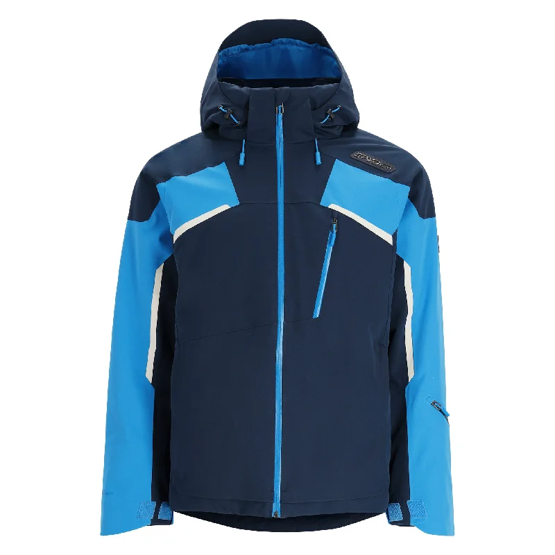 men's leather bomber jacketMens Leader - True Navy