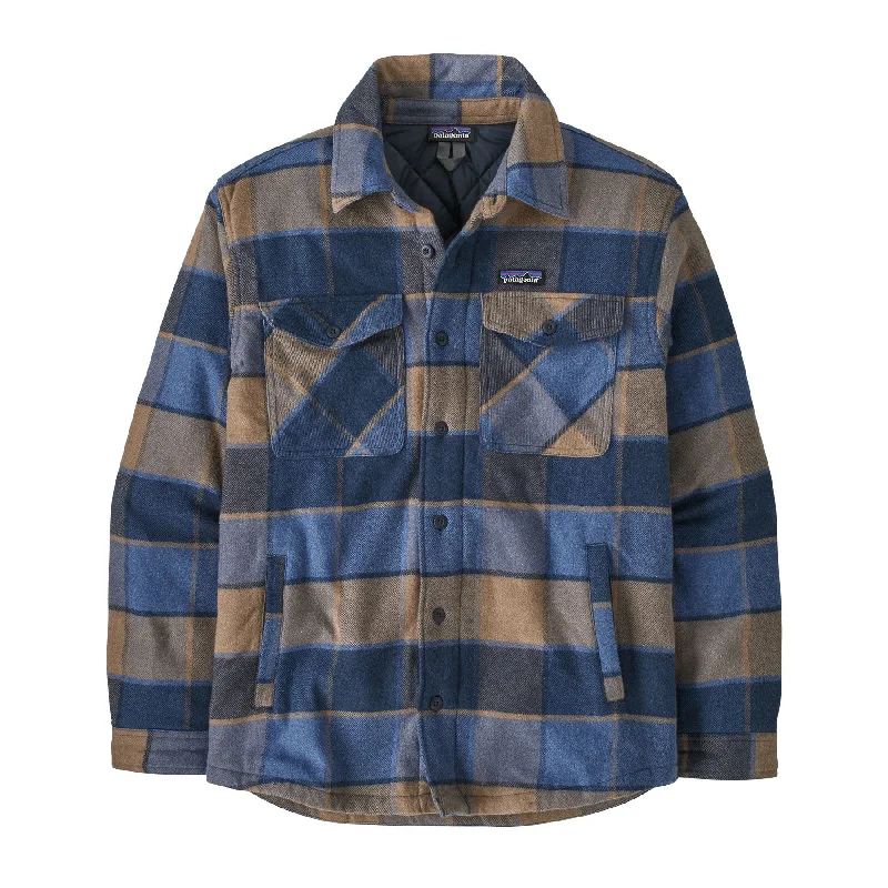 men's leather jacket with quilted liningMen's Lightweight Insulated Fjord Flannel Shirt