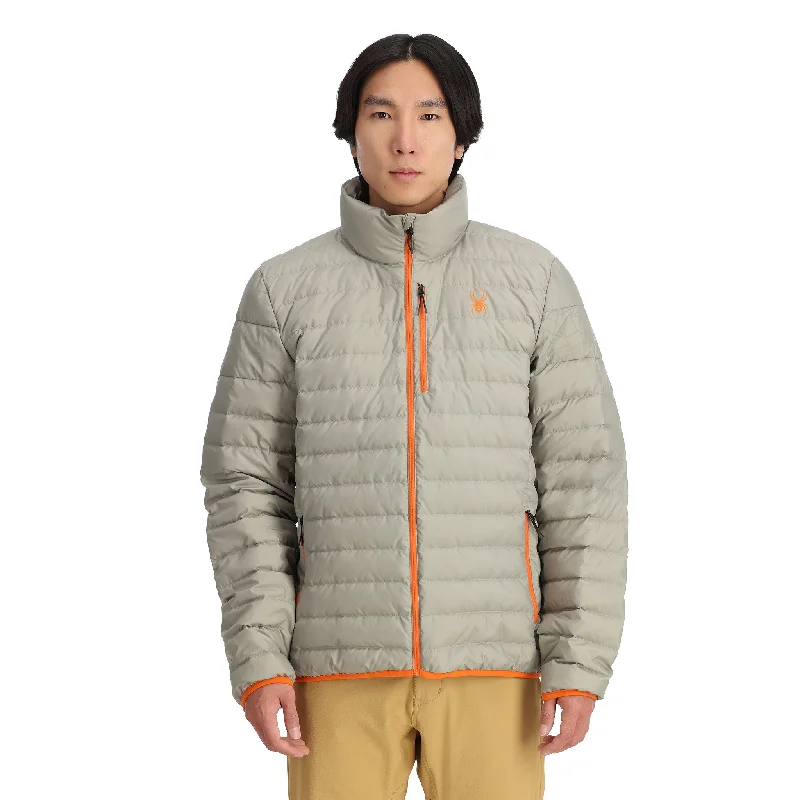 men's insulated hooded jacketMens Zenith - Concrete