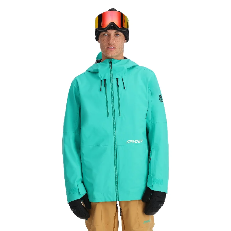 men's lightweight padded jacketMens Jagged - Teal Green