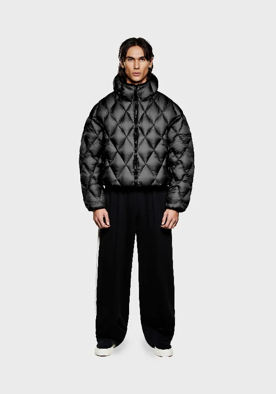 men's fleece-lined hoodie jacketMKI TRANSLUCENT DIAMOND BUBBLE