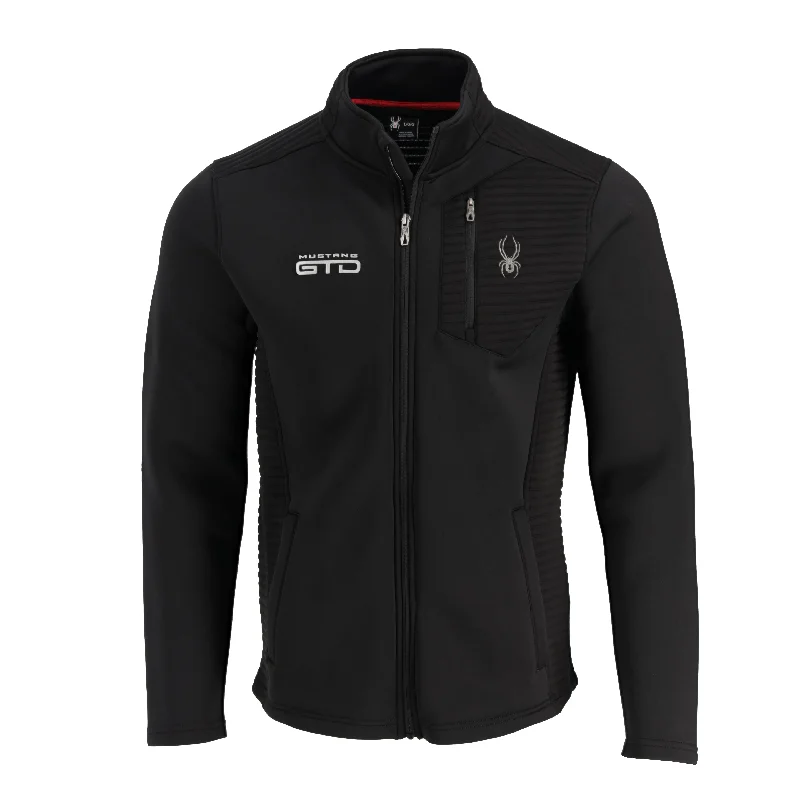 men's wool coat with leather sleevesFord Mustang GTD Mens Spyder Full-Zip Jacket