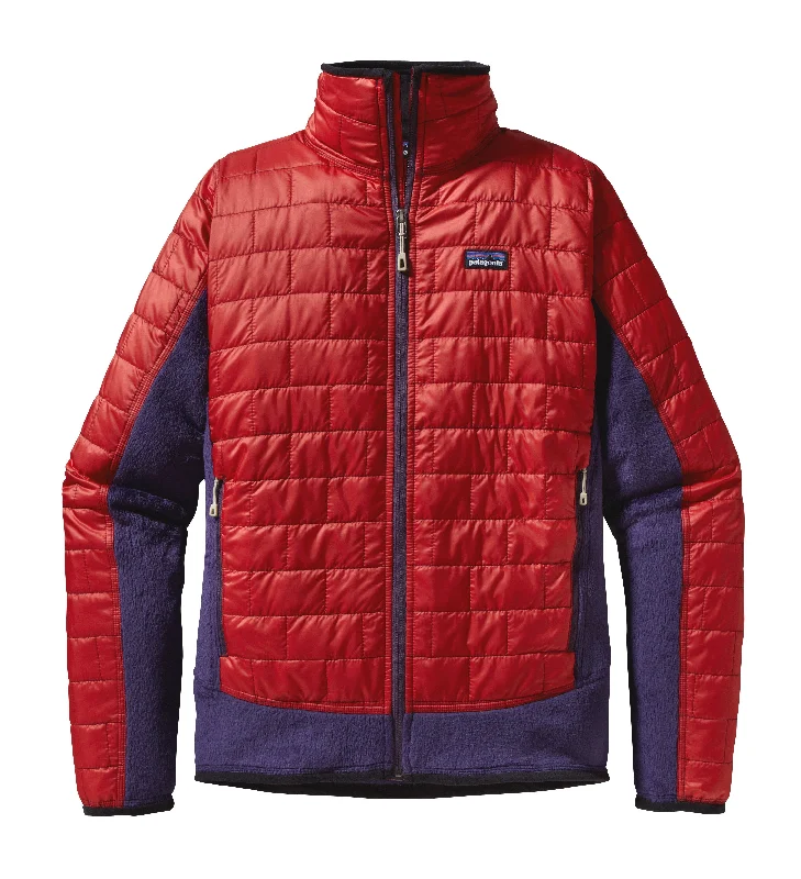 men's leather jacket with embroideryM's Nano Puff® Hybrid Jacket