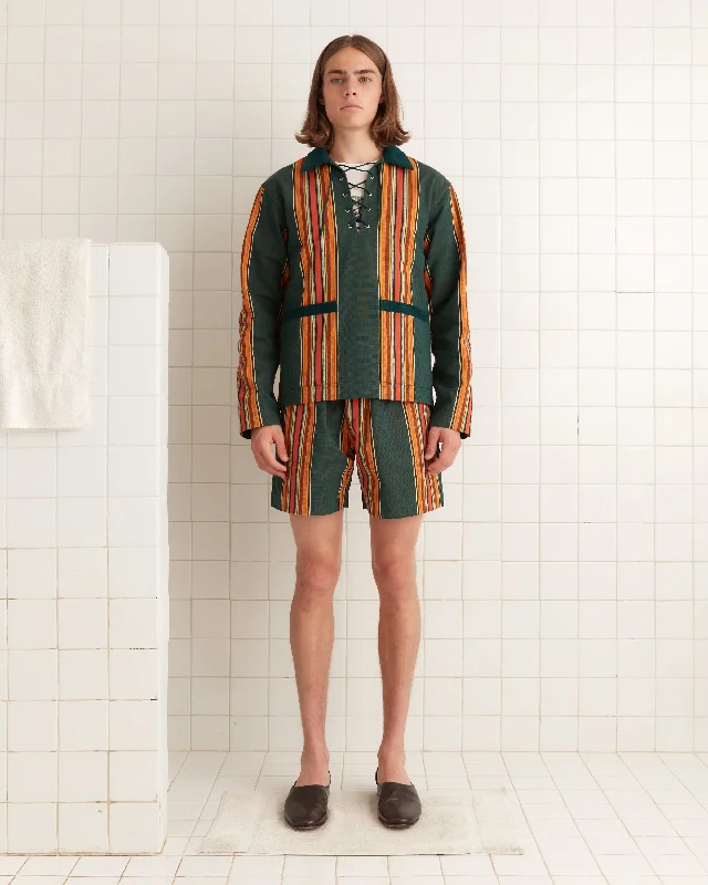 men's padded puffer vestParakeet Stripe Pullover