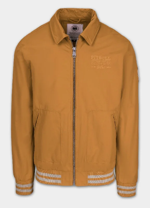 men's down vest jacket for fallMen's jacket PIONEER - Honey yellow