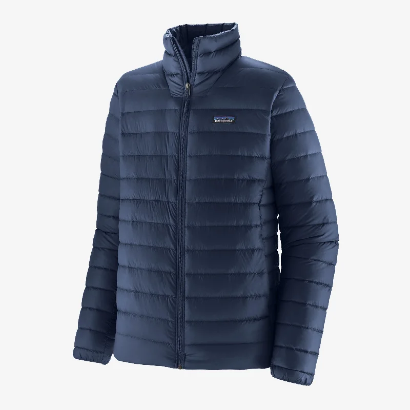 men's denim jacket with embroideryMen's Down Sweater™ Jacket