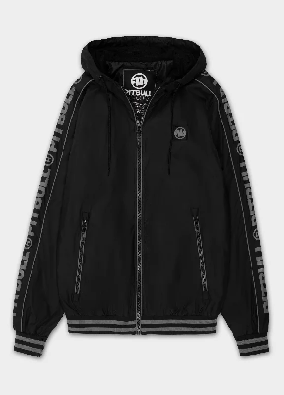men's tailored wool blazerMen's hooded jacket Whitewood - Black
