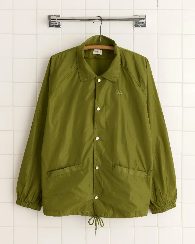 men's tailored blazer jacketNylon Track Jacket - Olive